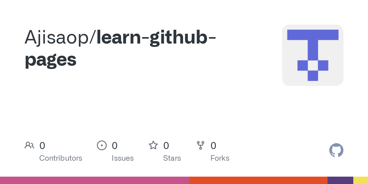 https://github.com/Ajisaop/learn-github-pages