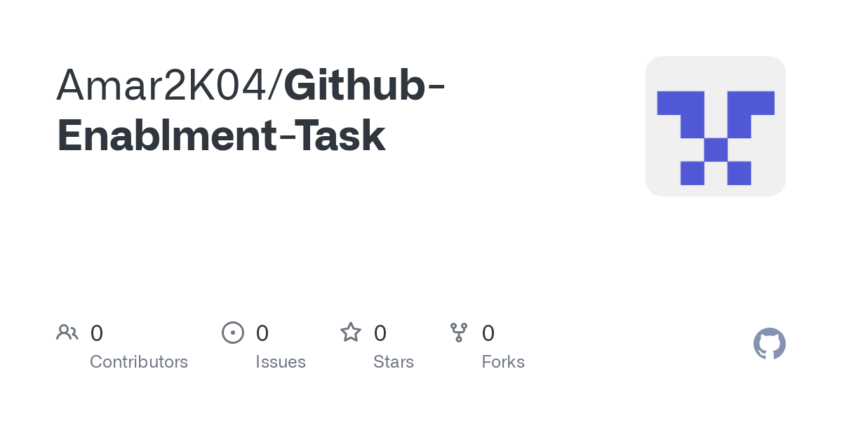 https://github.com/Amar2K04/Github-Enablment-Task