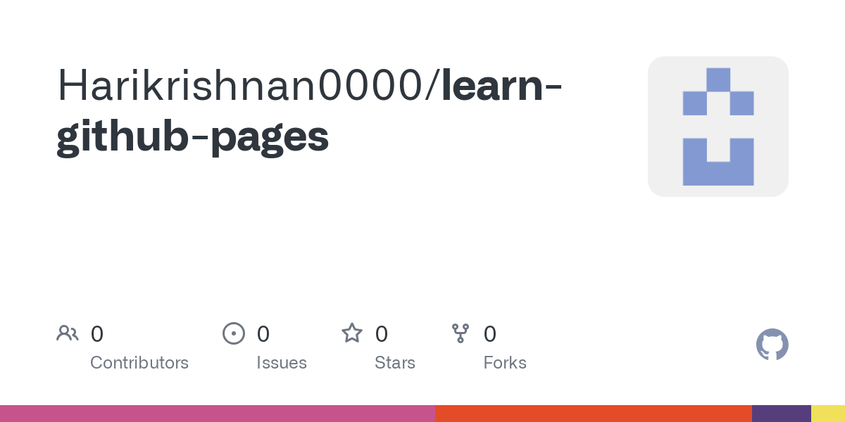 https://github.com/Harikrishnan0000/learn-github-pages