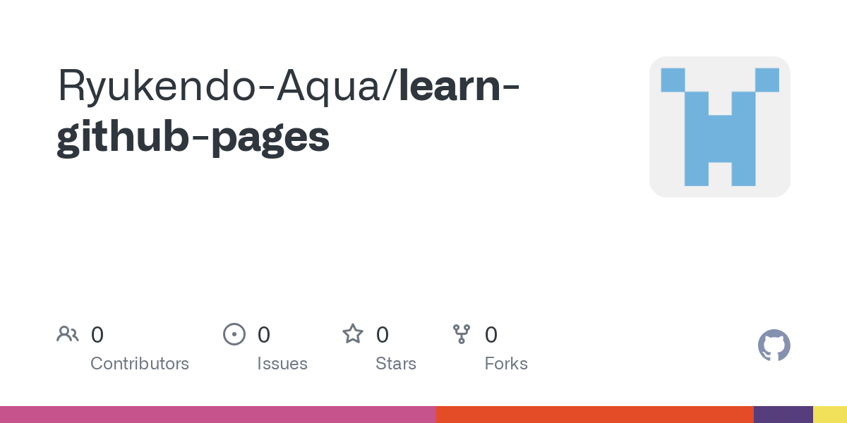 https://github.com/Ryukendo-Aqua/learn-github-pages