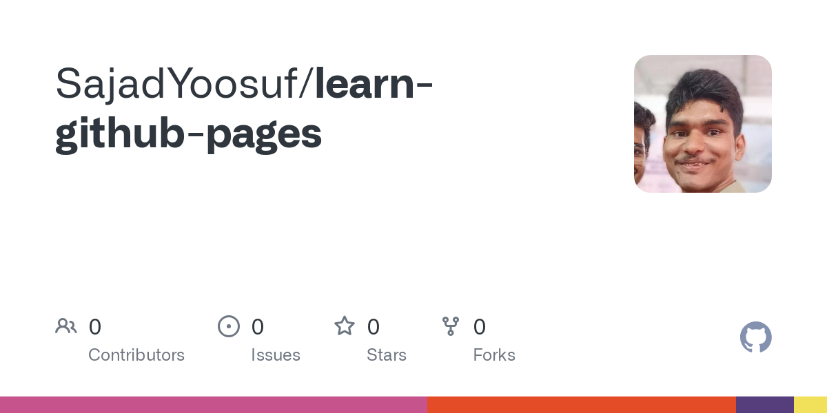 https://github.com/SajadYoosuf/learn-github-pages