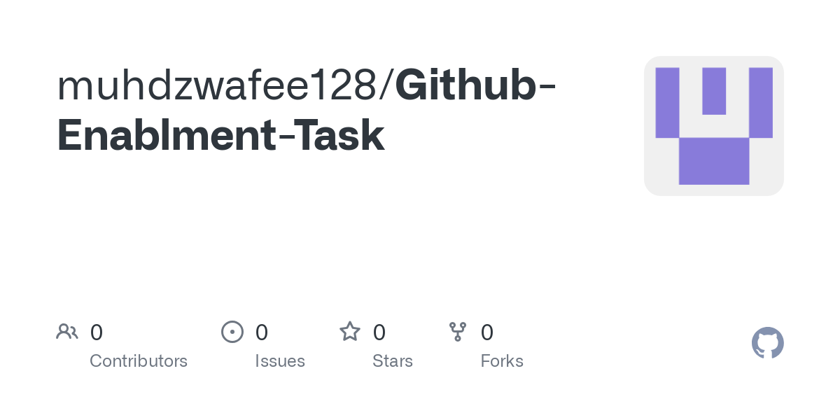 https://github.com/muhdzwafee128/Github-Enablment-Task