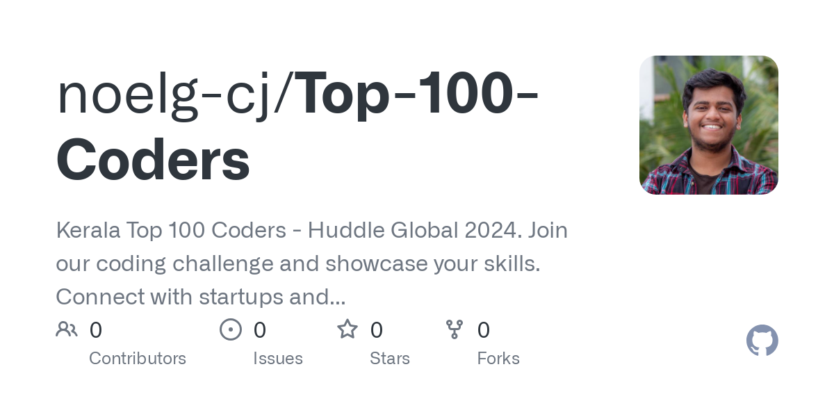 https://github.com/noelg-cj/Top-100-Coders