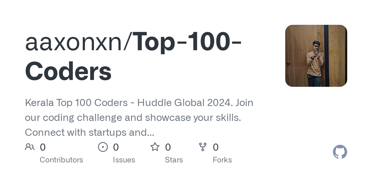 https://github.com/aaxonxn/Top-100-Coders