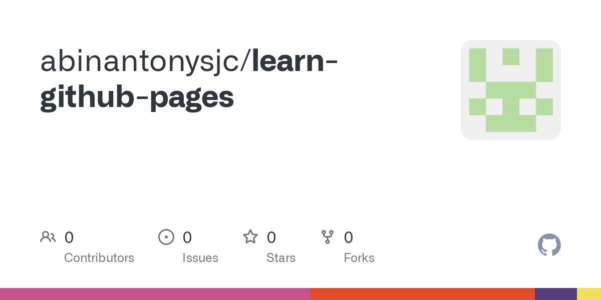 https://github.com/abinantonysjc/learn-github-pages