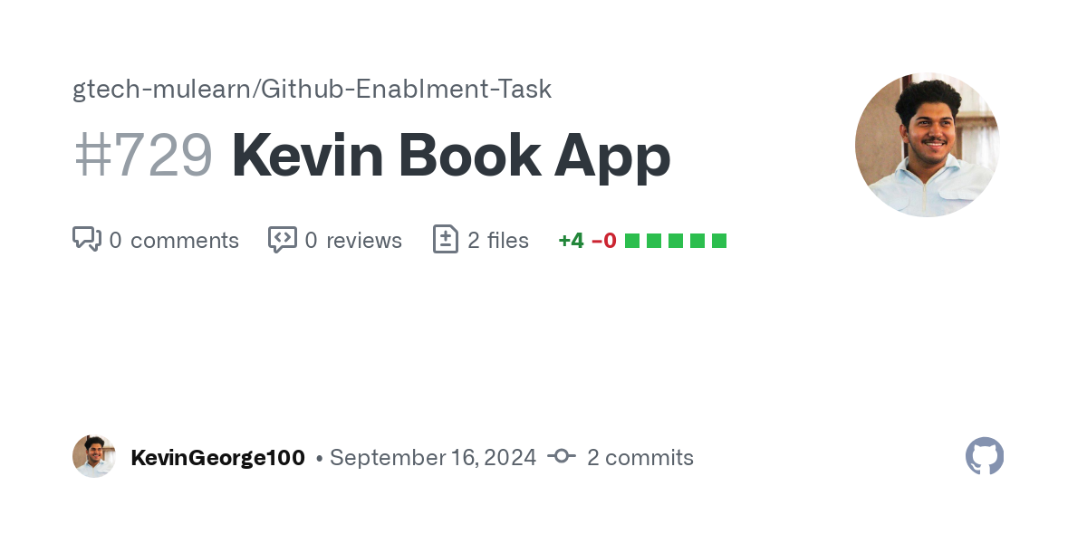 https://github.com/gtech-mulearn/Github-Enablment-Task/pull/729