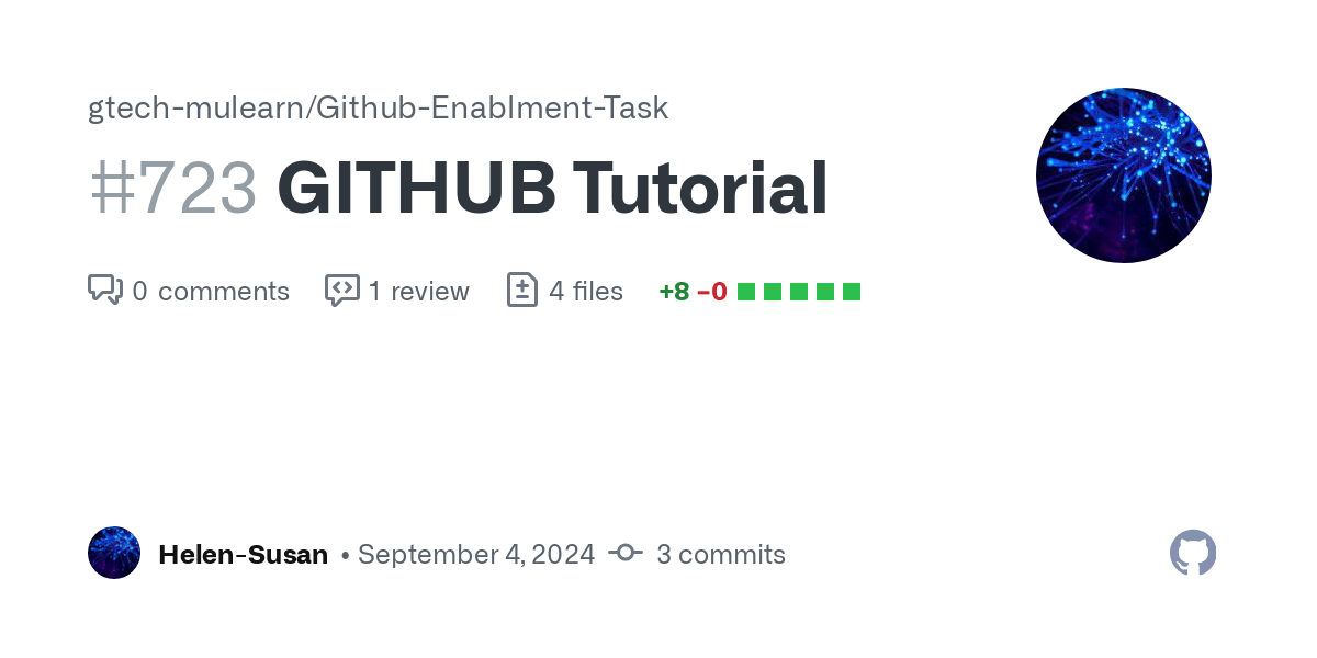 https://github.com/gtech-mulearn/Github-Enablment-Task/pull/723