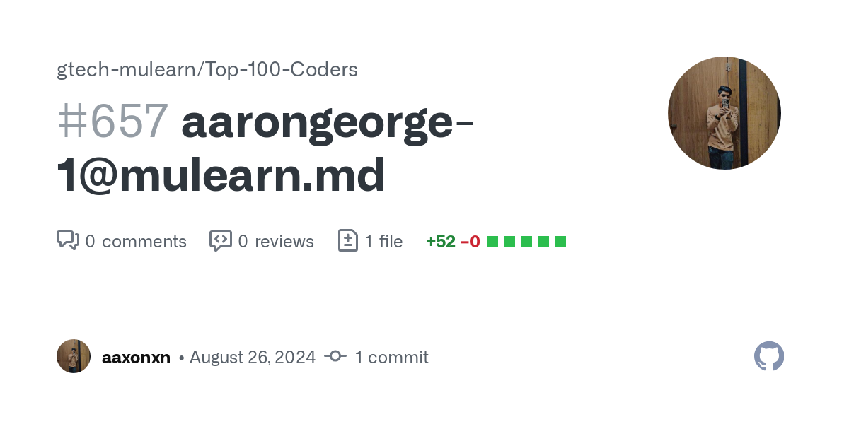 https://github.com/gtech-mulearn/Top-100-Coders/pull/657