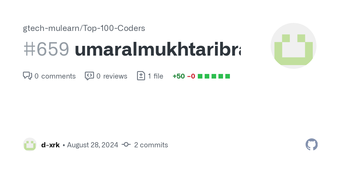 https://github.com/gtech-mulearn/Top-100-Coders/pull/659