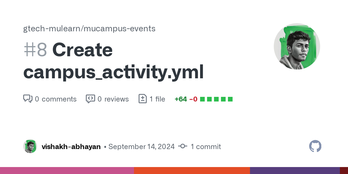 https://github.com/gtech-mulearn/mucampus-events/pull/8